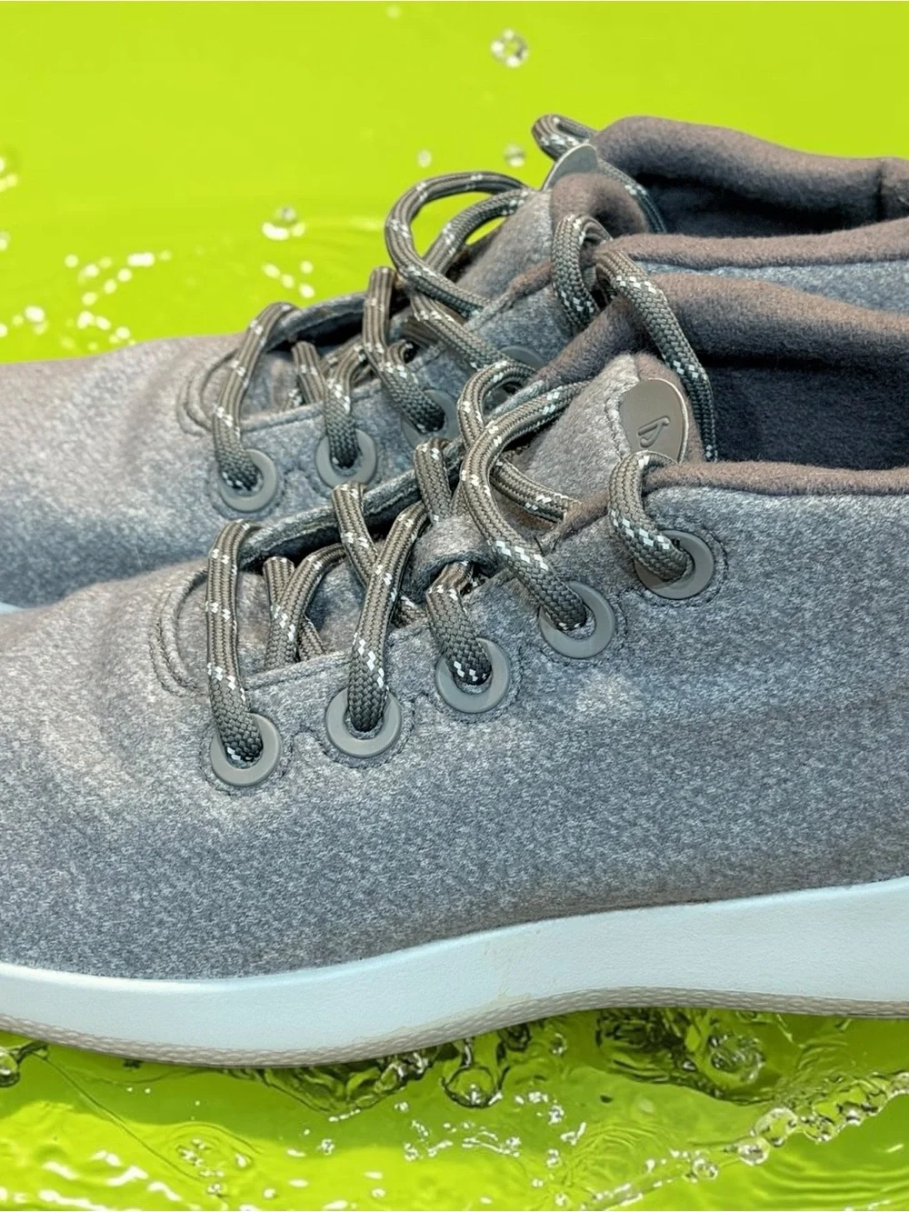 Allbirds Merino Wool Mid Runner Up Mizzle Womens WRUM Size 10 Sneakers